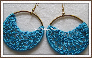 crochet ear ring