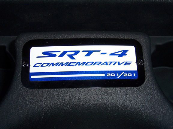 Commemorative Edition SRT-4 