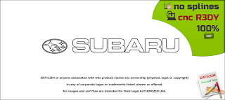 Subaru logo vector dxf for CNC free download