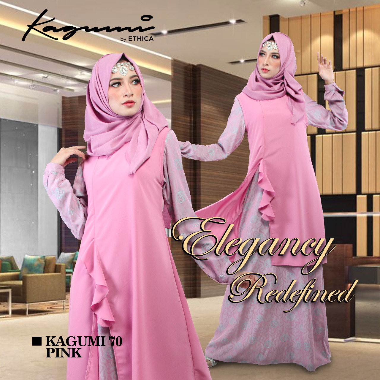 KOLEKSI BAJU PESTA MUSLIMAH GAMIS ETHICA KAGUMI TERBARU 