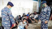 TNI AL menggagalkan upaya pengiriman 17 orang calon PMI ilegal di Perairan Batam