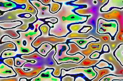 Abstract image made from static caused by cosmic microwave background radiation from the Big Bang explosion that created the Universe