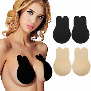 Self Adhesive Nipple Breast Pasties Reusable Silicone Invisible Strapless