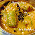 Bhenda Sagle ( Okra/ ladies finger in spicy coconut sauce); Meatless Monday.
