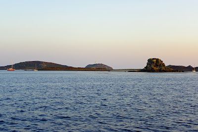 Achilles 9 metres "Sancerre" leaving the Isles of Scilly