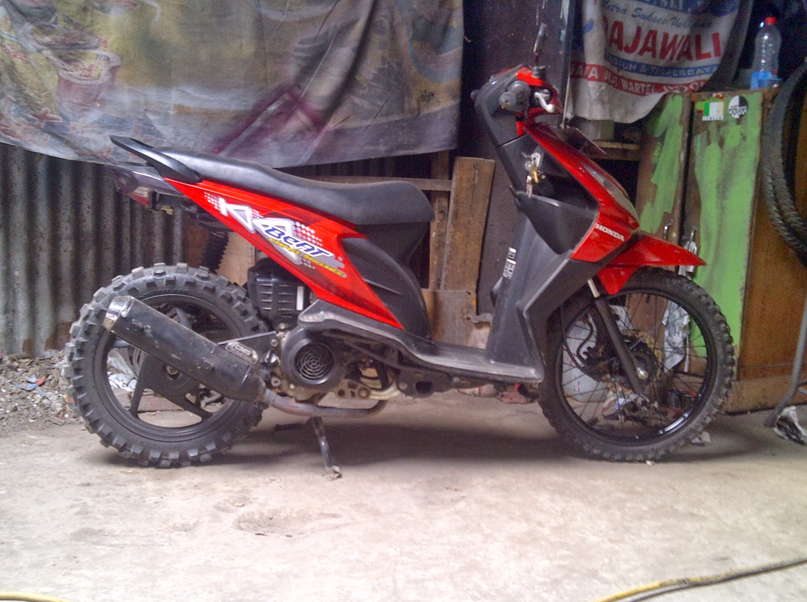 51 Gambar Modifikasi Beat Cross Terkeren Tang Motor