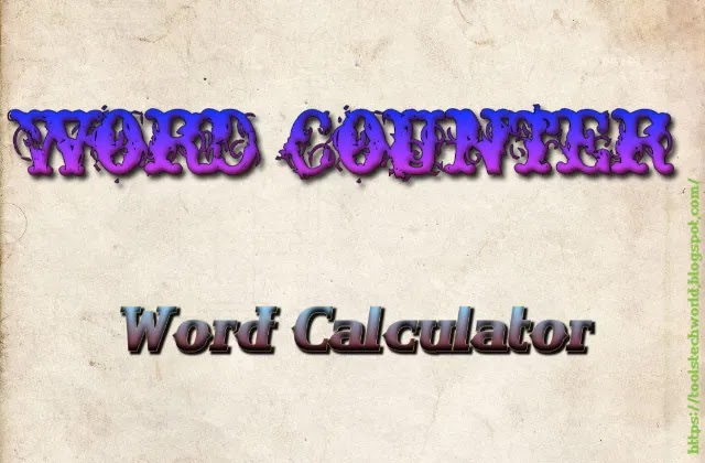 Word Calculator - Advance Word Counter Online