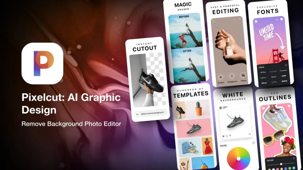 تحميل برنامج Pixelcut AI Photo Editor مهكر النسخة المدفوعة مجانا 2023