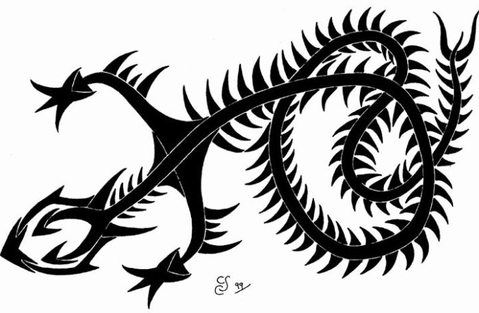 Lizard Tattoo Design pt