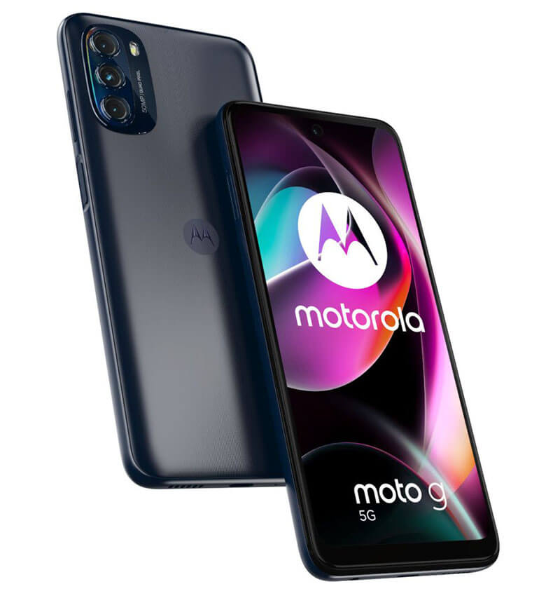 The Moto G 5G front and back view
