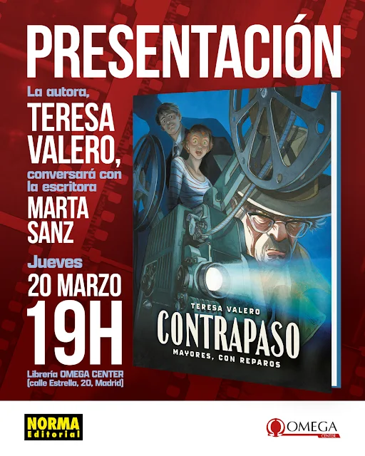 Presentación de Contrapaso con Teresa Valero en Madrid - Norma Editorial