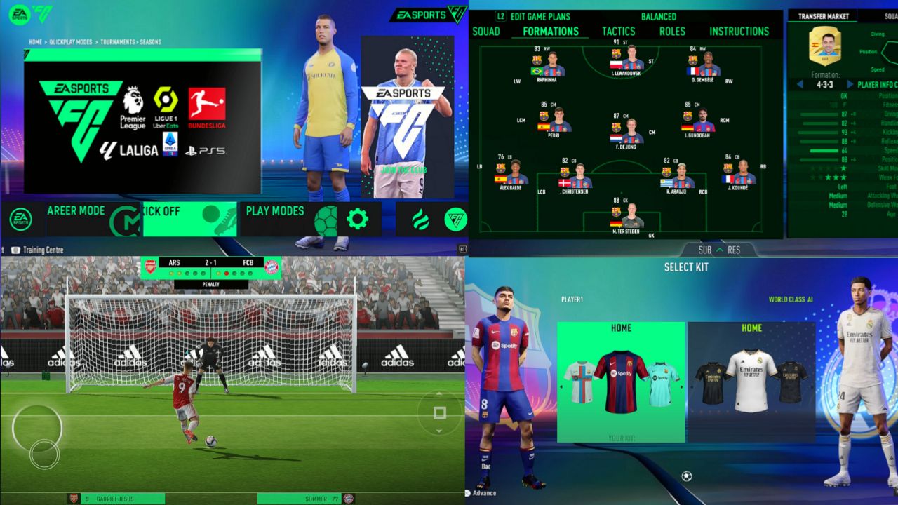 Fifa mod fc 24. ФИФА Графика. Fc24 игра. ФИФА кит. EFOOTBALL 2024 vs EA FC 24.