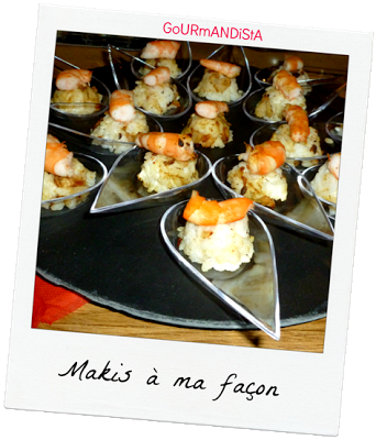 Image de Makis crevette-curry à ma façon