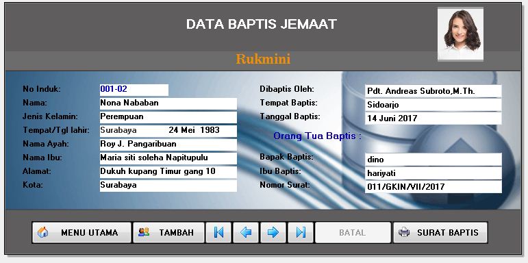 DONWLOAD SOFTWARE DATABASE JEMAAT