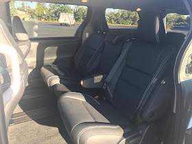 Interior view of 2020 Toyota Sienna