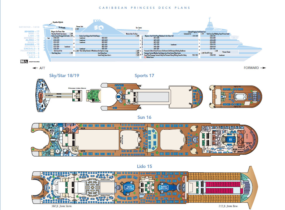 princess cruise ships deck plans - 28 images - regal 