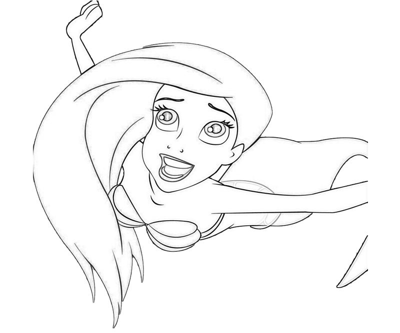 Ariel Little Mermaid Coloring Pages