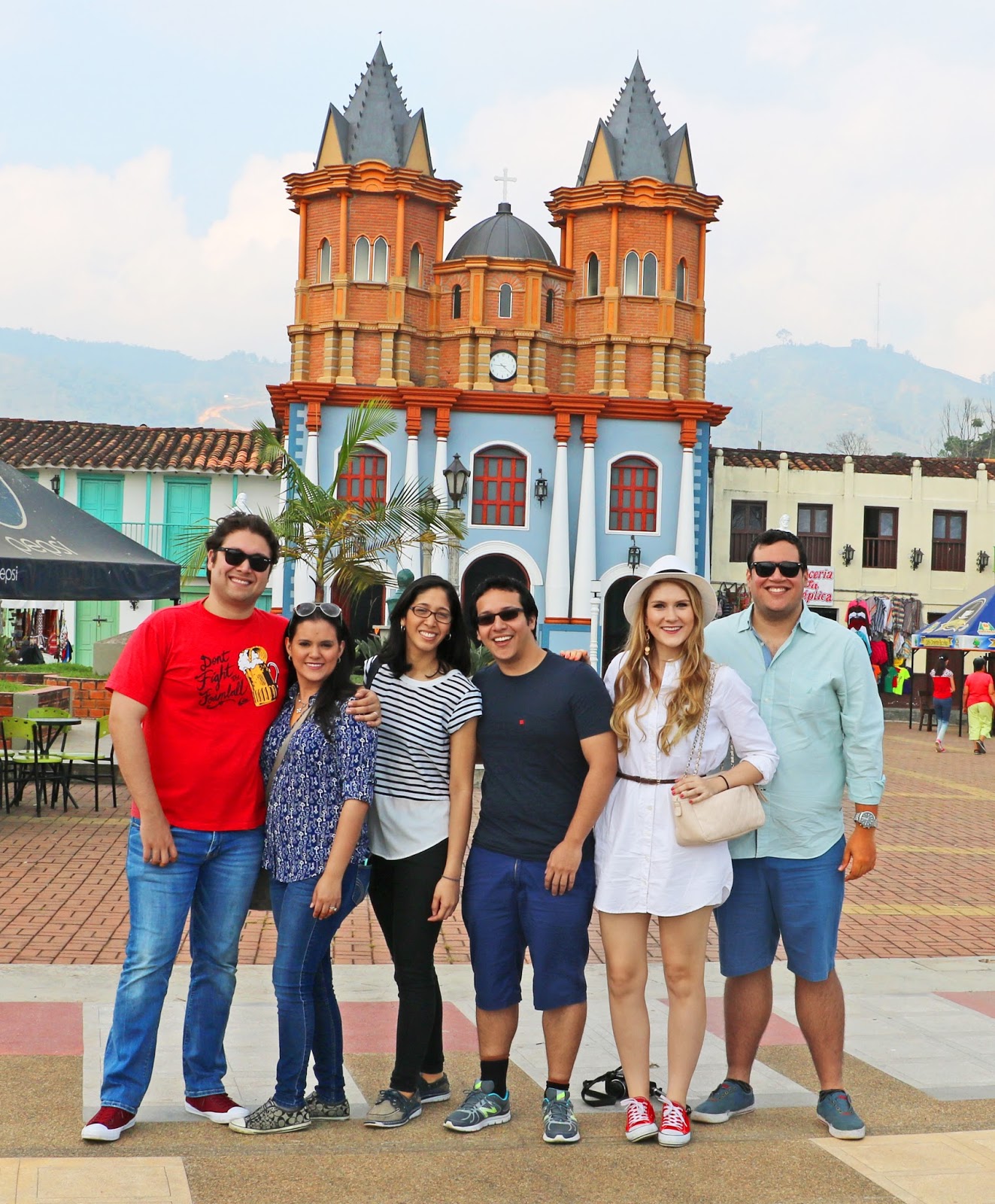 Cute church in Medellin, Colombia