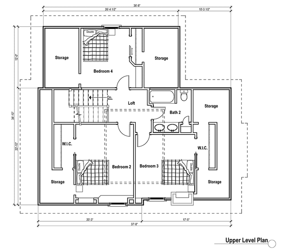  4  Bedroom  House  Plans  Timber Frame  Houses 