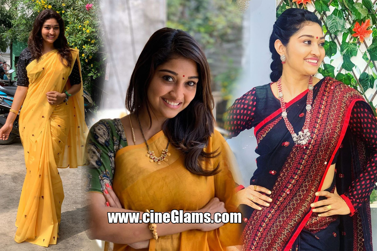 Serial Actress Neelima rani latest beautiful saree ...