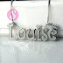 Kalung Nama Monel Silver Grafir - Louise