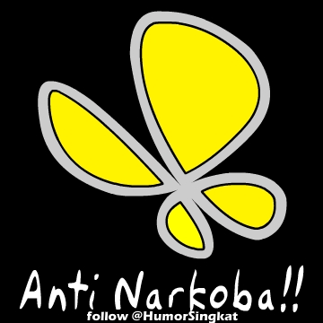 Anti Narkoba  animasi kupu kupu Icon  BNN Display 