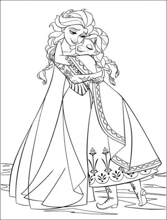 35 Free Disneys Frozen Coloring Pages