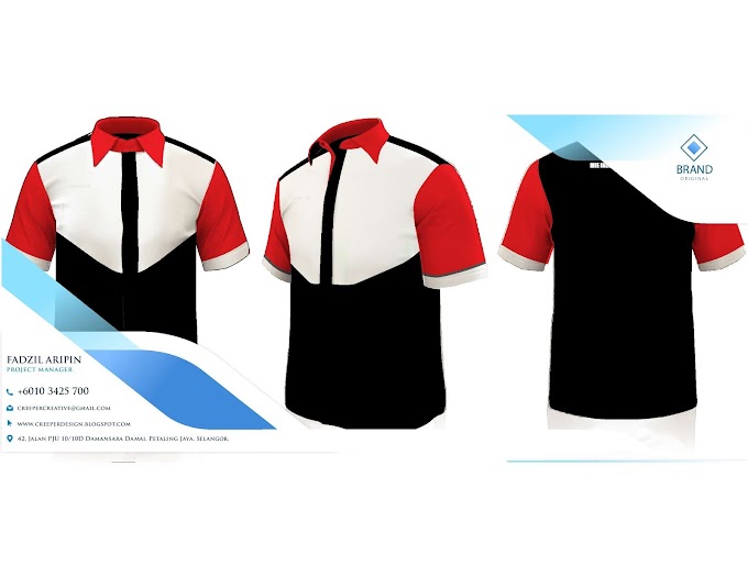 Best Corporate Shirt Design RM 49 sahaja