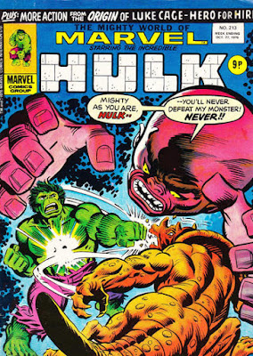 Mighty World of Marvel #213, Hulk vs Gremlin