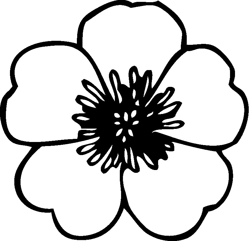 Preschool Flower Coloring Pages Flower Coloring Page BEDECOR Free Coloring Picture wallpaper give a chance to color on the wall without getting in trouble! Fill the walls of your home or office with stress-relieving [bedroomdecorz.blogspot.com]