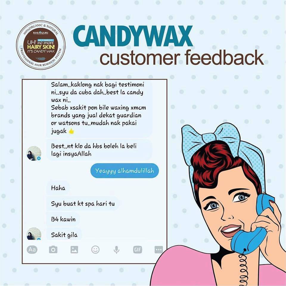 CANDYWAX HAIR REMOVAL - BUANG BULU ROMA DENGAN MUDAH DAN 