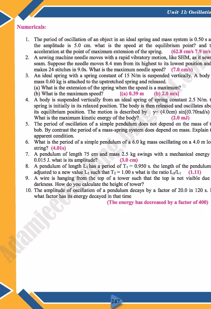 oscillations-physics-class-11th-text-book