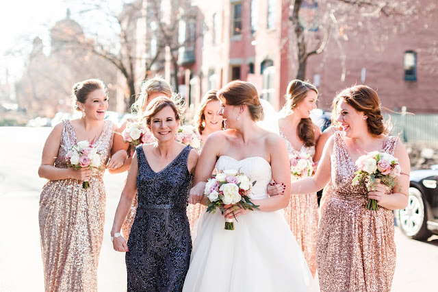 A classic formal winter wedding at the Hotel Monaco and The Belvedere in Baltimore, Maryland Photographed by Heather Ryan Photography