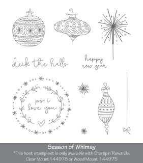  Season of Whimsy Hostess Stamp set