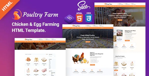 Fress PoultryFarm Organic Poultry HTML Template