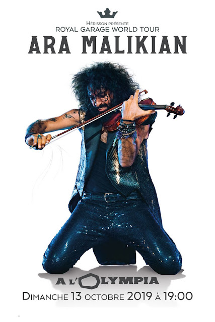 Ara Malikian sera sur la scène de l'Olympia le 13 octobre 2019.