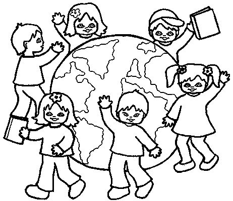 Coloring Pages  Kids on Kids Coloring Pages  Children Of The World     Disney Coloring Pages