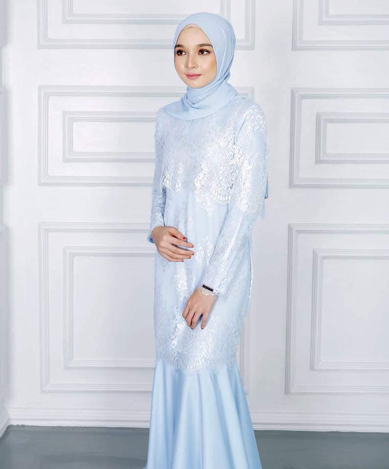 20 Koleski Terbaru  Design  Baju  Nikah Simple Tapi Cantik 