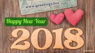 Best card for Two Loving Hearts in 2018 New Year