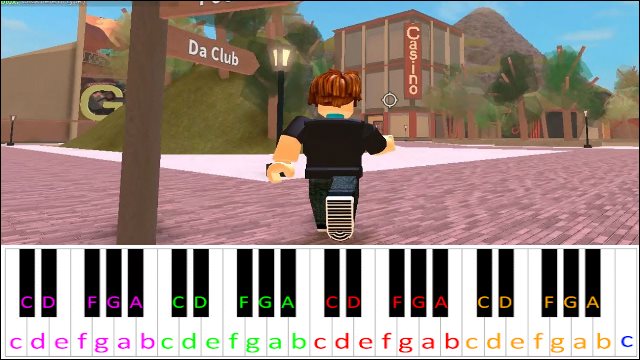 Roblox Theme Song Piano Letter Notes - roblox piano keyboard