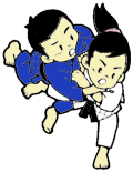 Nens practicant Judo