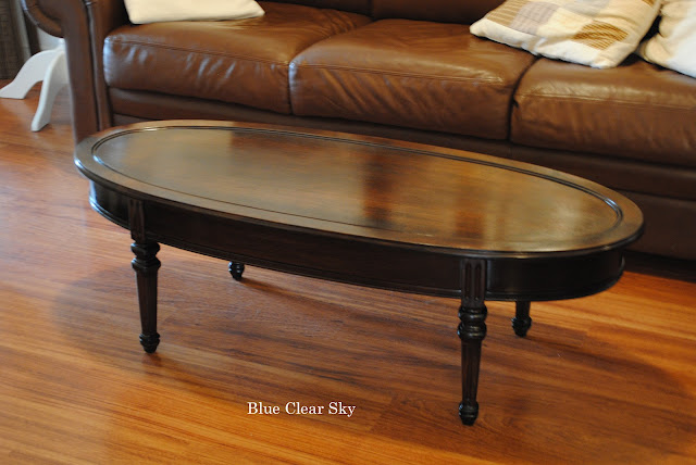 oval coffee table plans