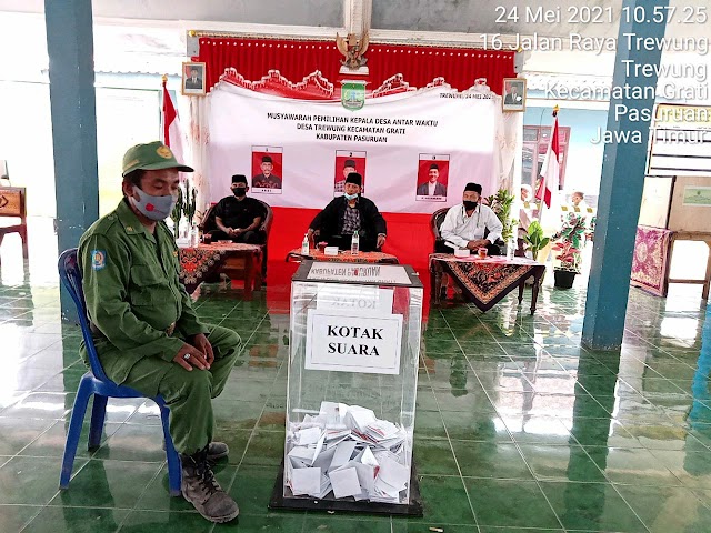 Gelar Pemilihan Calon Kades PAW Desa Triwung Dikawal Ketat Muspika dan Polres Pasuruan