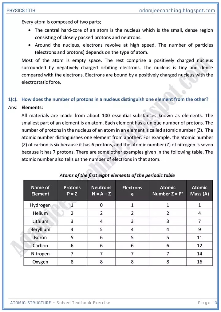 atomic-structure-solved-textbook-exercise-physics-10th