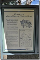 mt kaputar sign