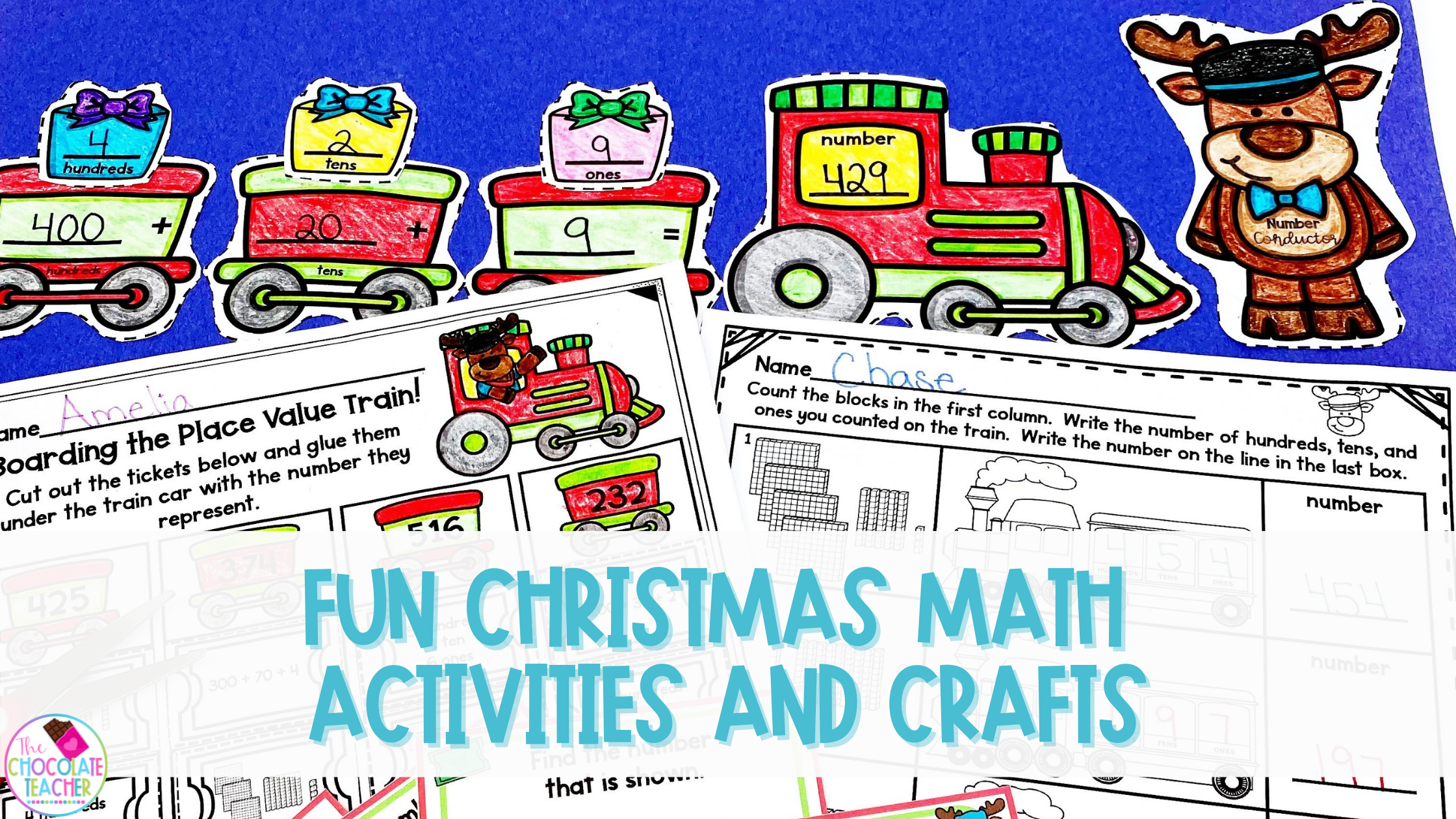 Use these fun and engaging Christmas math activities and crafts in your classroom this winter.