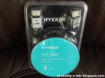 Przewód HDMI z wtykami prostymi Hykker z Biedronki