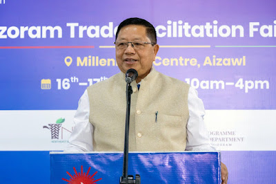 Mizoram Trade Facilitation Fair 2023 was inaugurated today by Commerce and Industries Minister Dr R Lalthangliana. The fair, organized by SELCO Foundation, is aimed at promoting the development of solar power plants in Mizoram and increasing the state's electricity supply through renewable sources