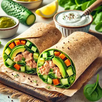 How to Make Crunchy Avocado Tuna Wraps for a Healthy and Delicious Meal