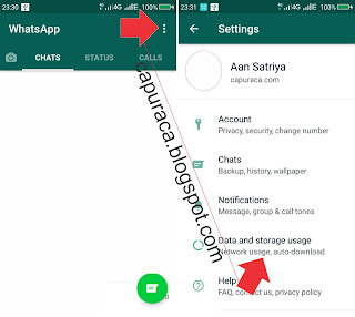 setting WhatsApp agar tidak otomatis menyimpan File di Galeri